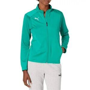 PUMA Womens Liga Training Jacket - Pepper Green/White - Extra Small NWT